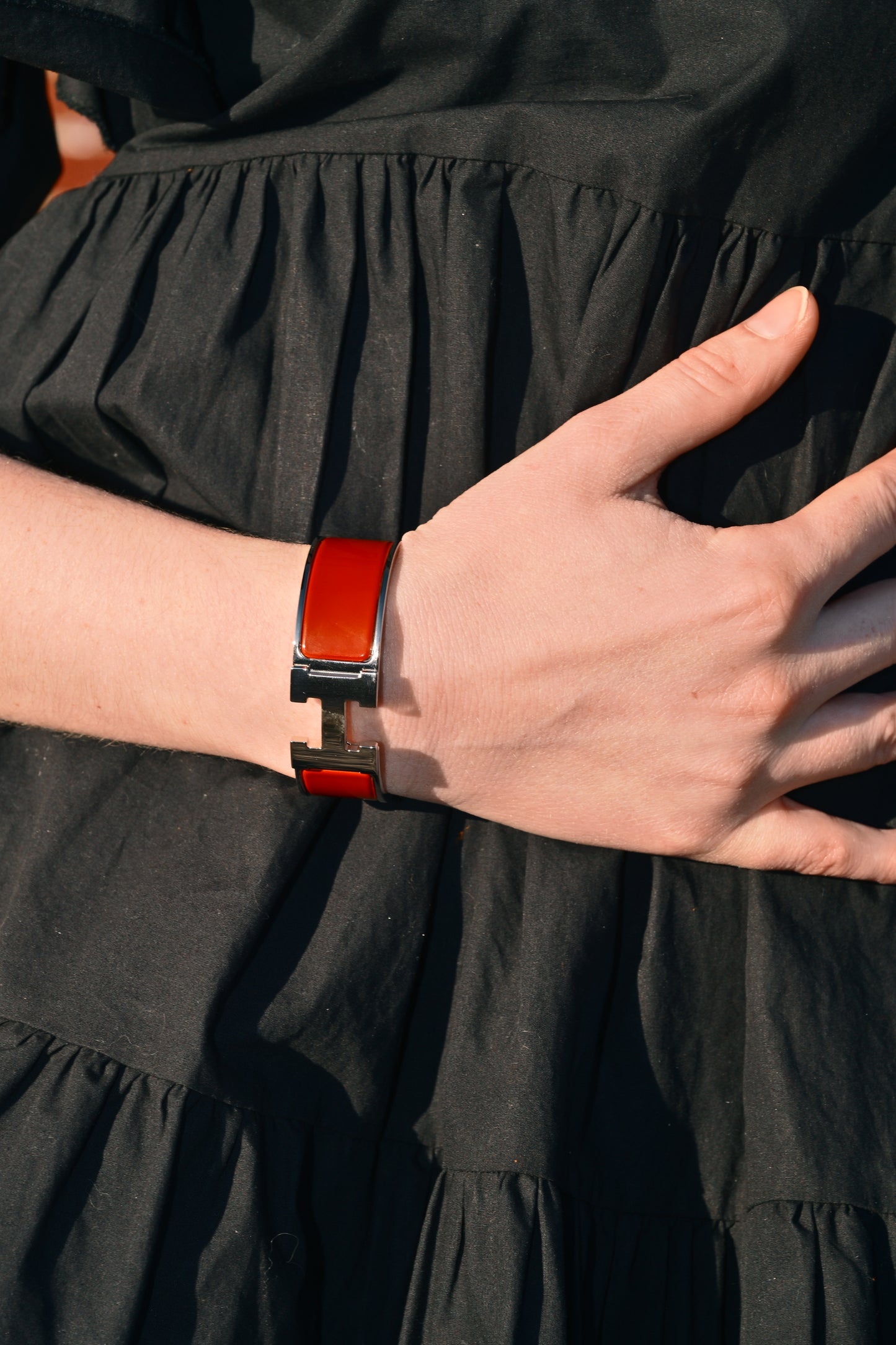 Hermes GM Enamel Bracelet