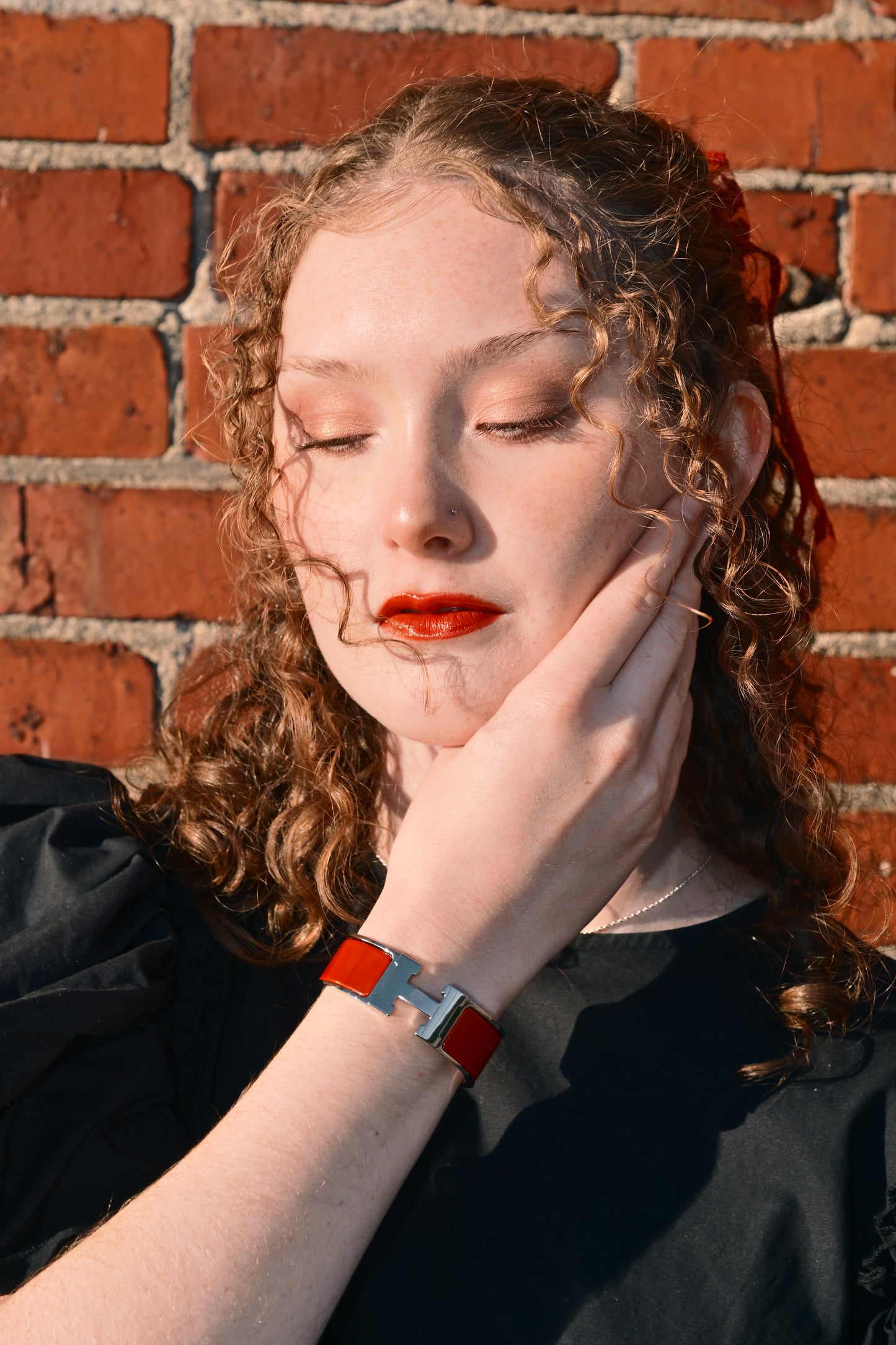 Hermes GM Enamel Bracelet