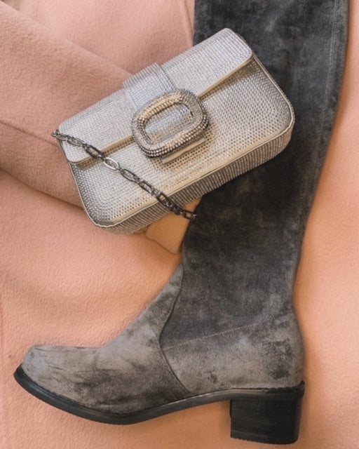 Stuart Weitzman over the knee velvet boots