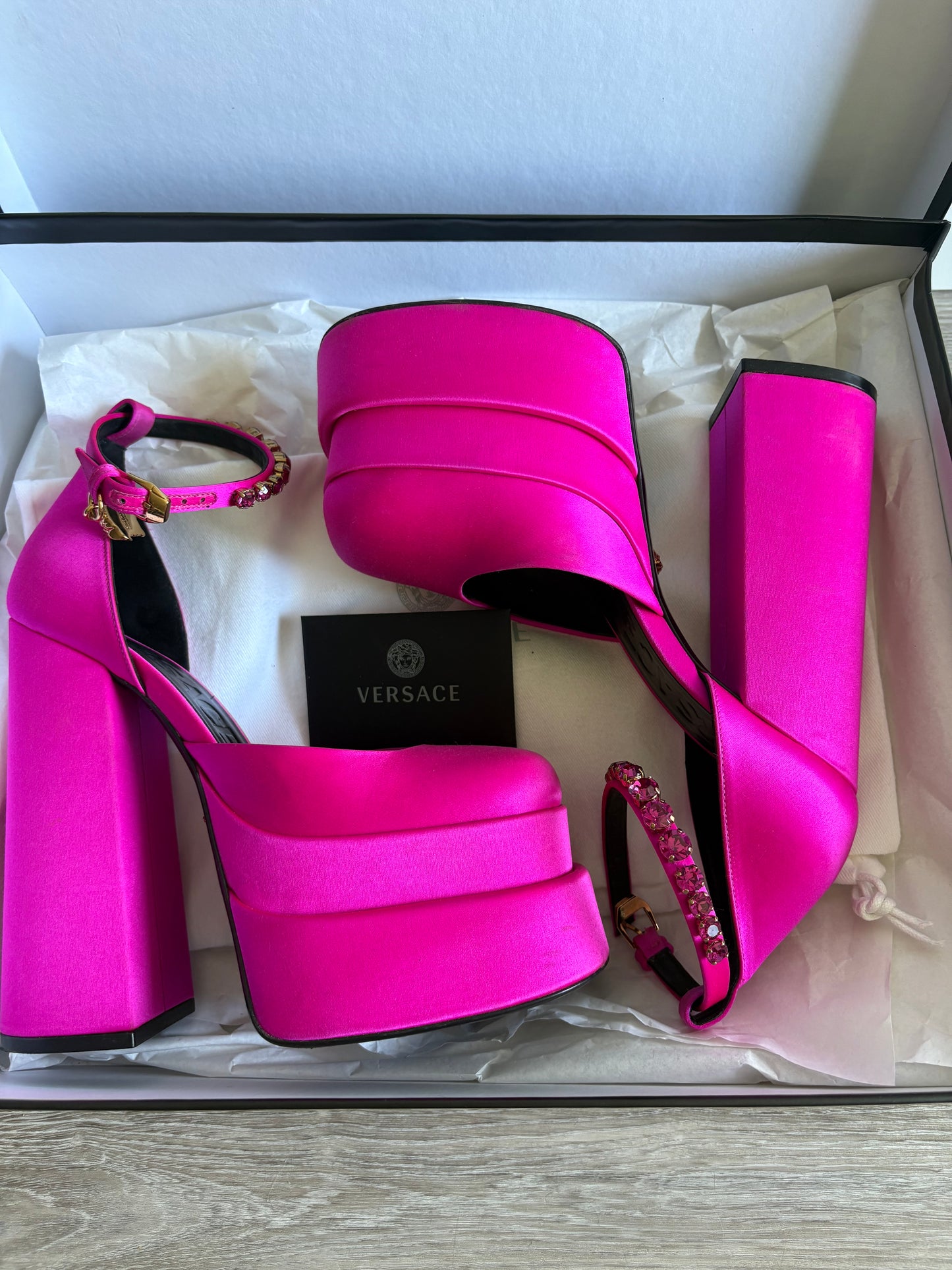 Versace Medusa Aevitas Heels