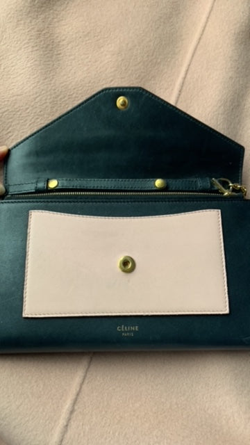 Celine Pocket Envelope Wallet on Chain