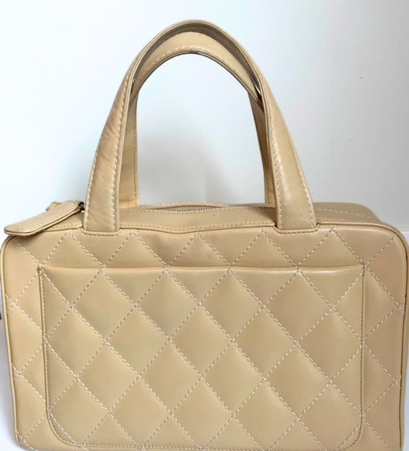 Chanel Quilted Bowling Bowler bag