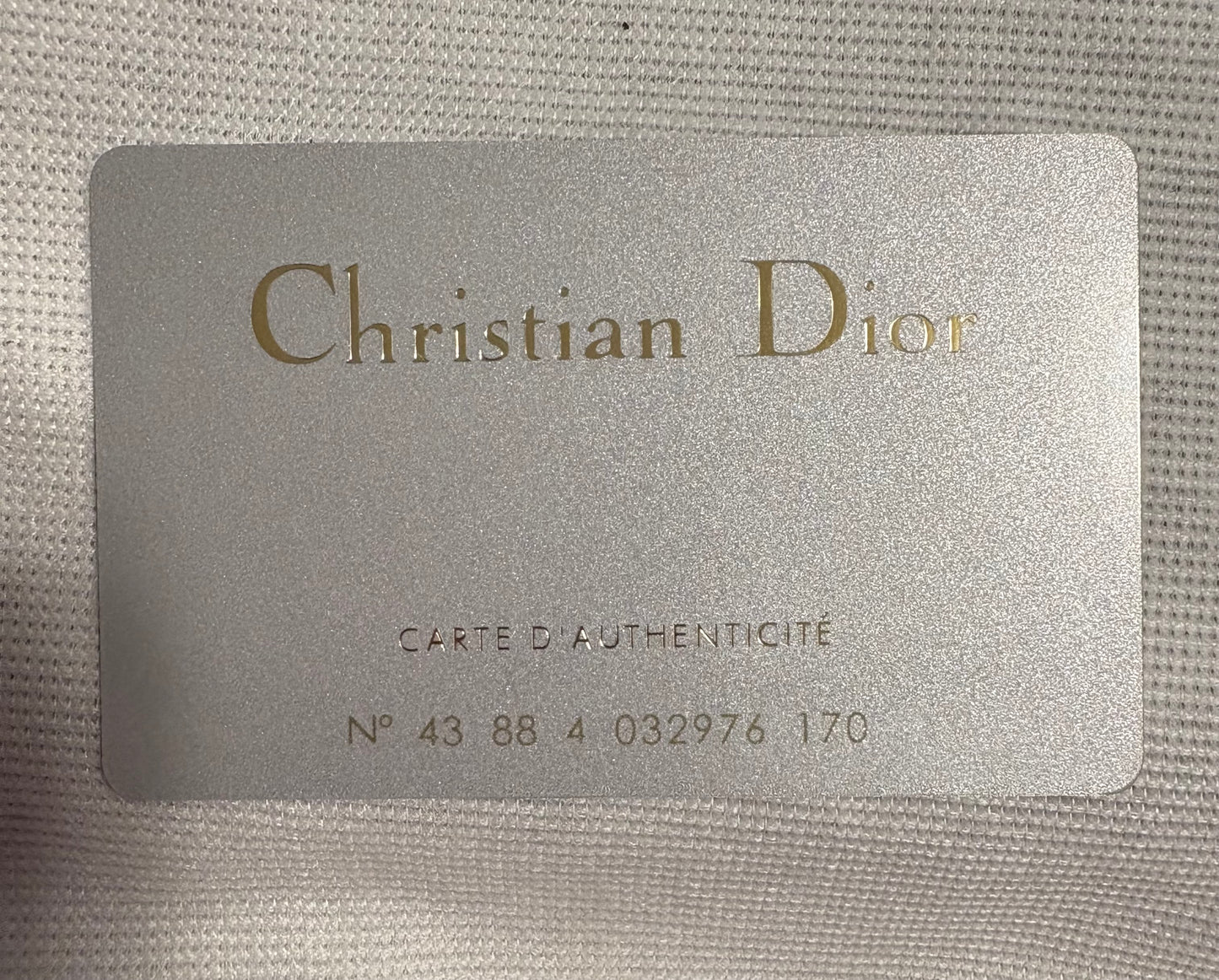 Dior Saddle Long Wallet