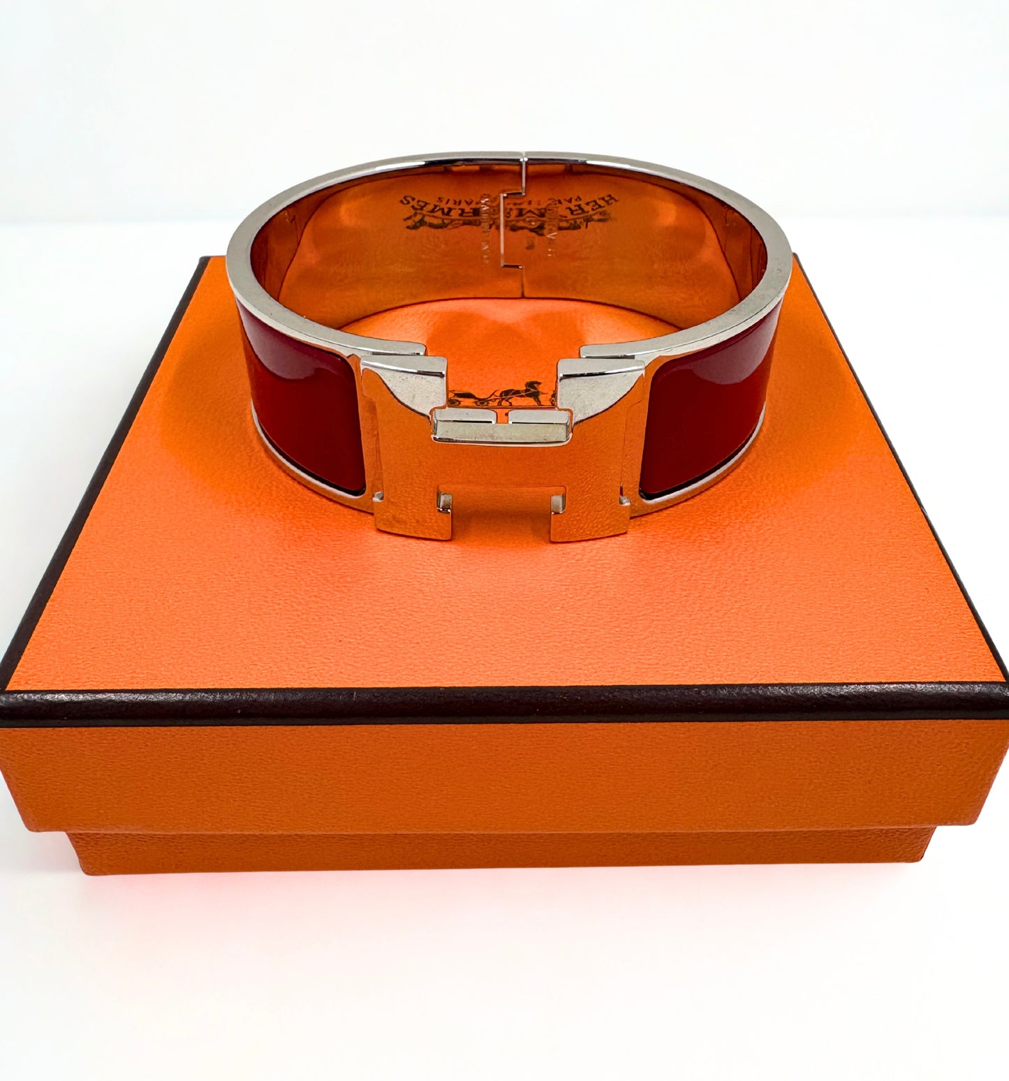 Hermes GM Enamel Bracelet