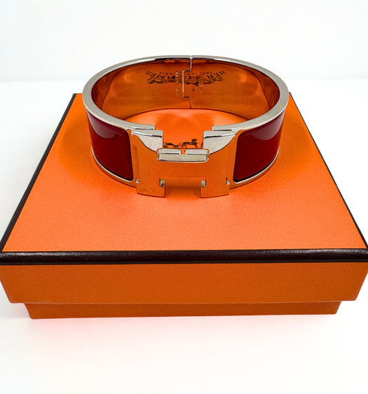 Hermes GM Enamel Bracelet