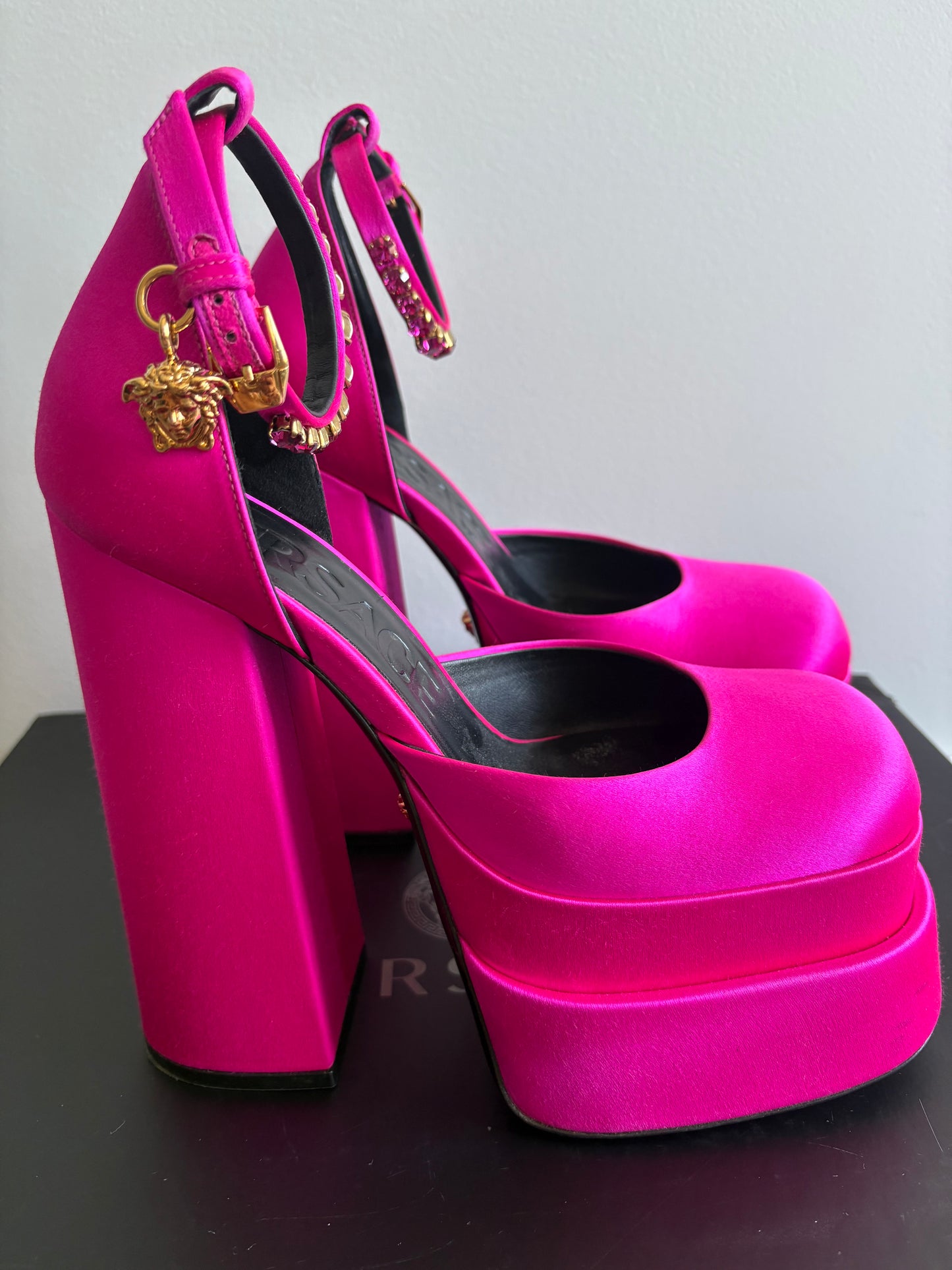 Versace Medusa Aevitas Heels