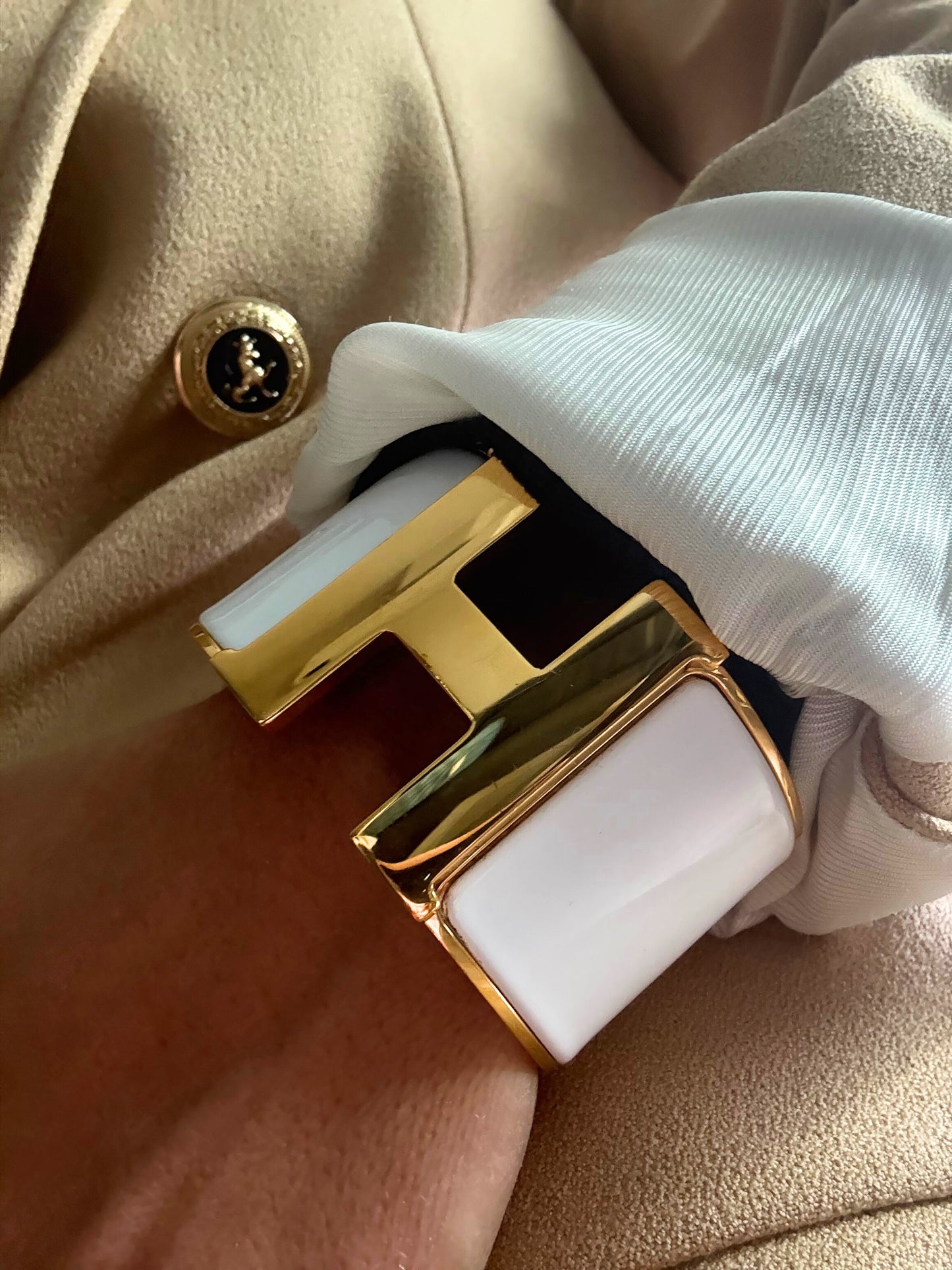 Hermes XL “H” Bracelet