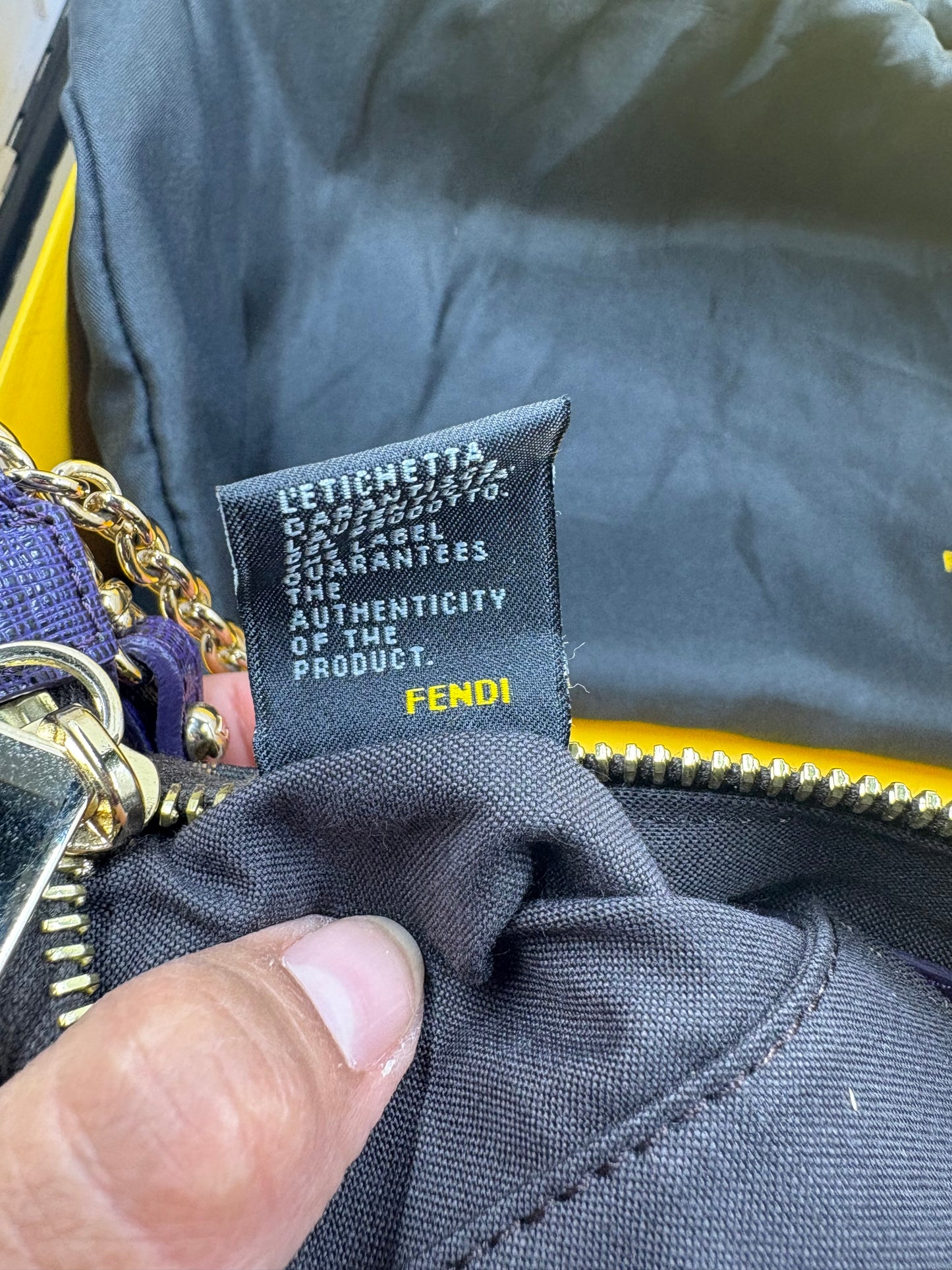 Fendi Baguette Pouch