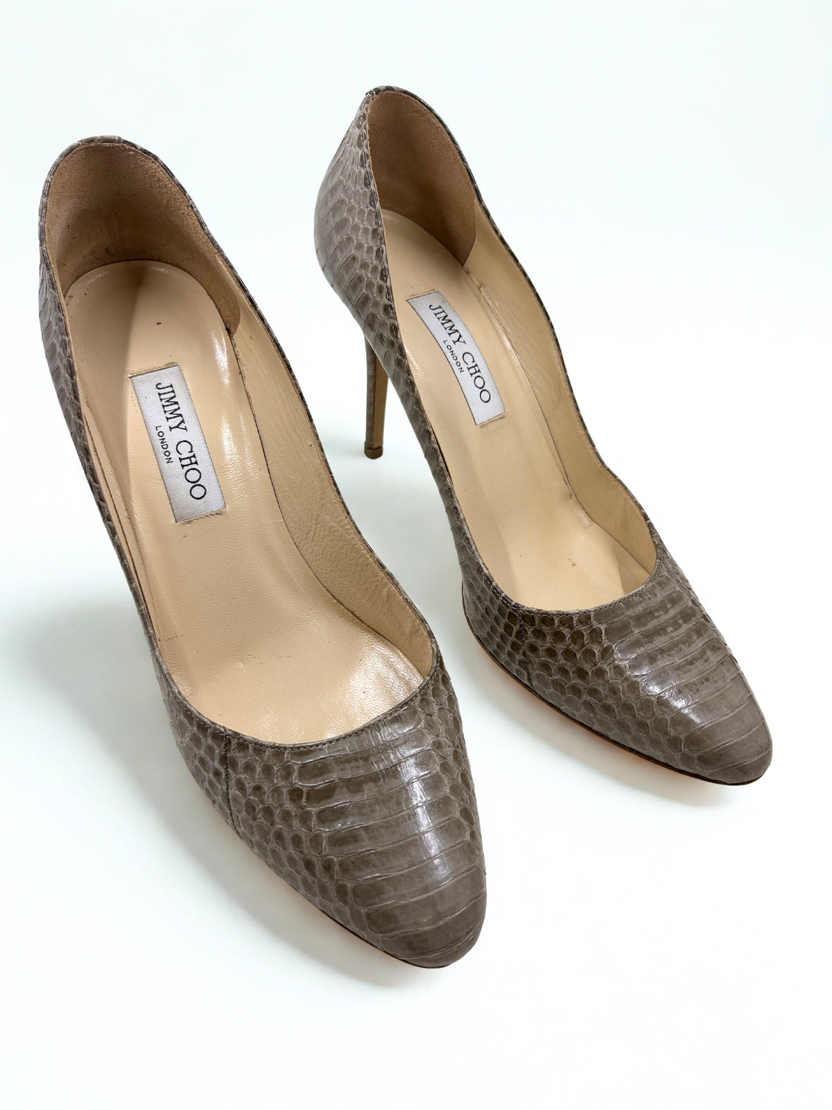 Jimmy Choo Snakeskin Heels