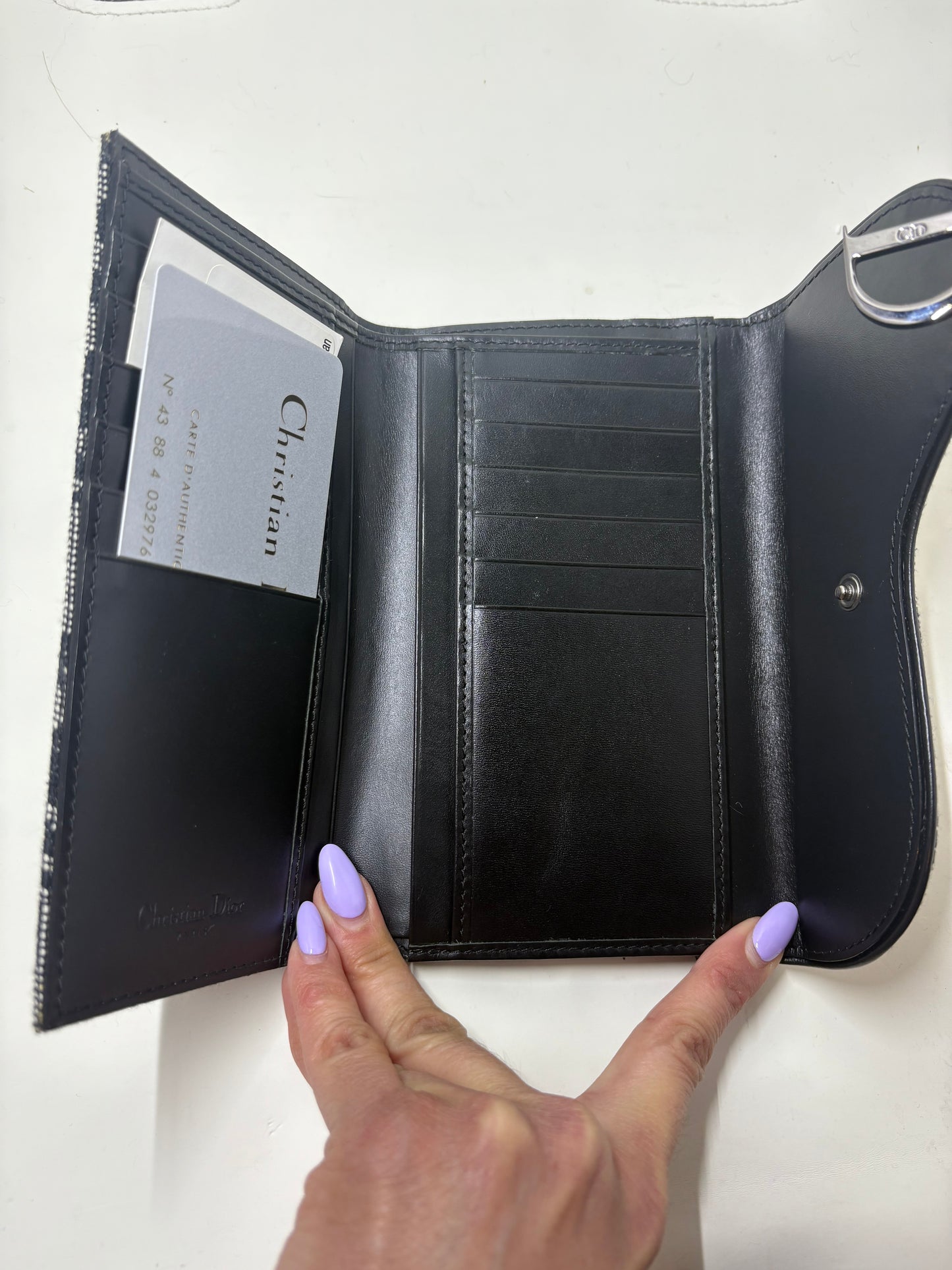 Dior Saddle Long Wallet