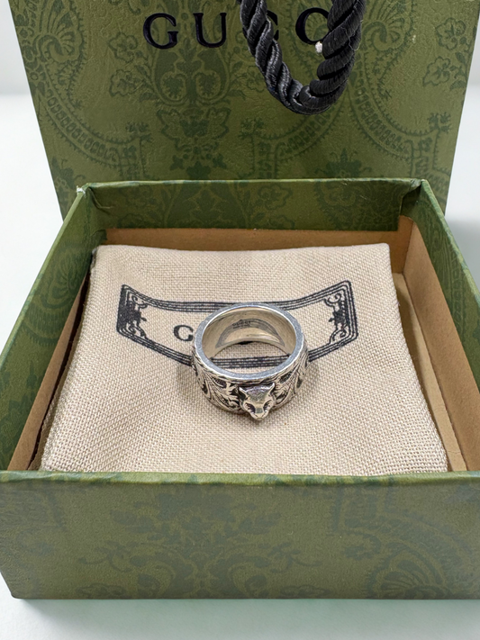 Gucci Lion Head Ring