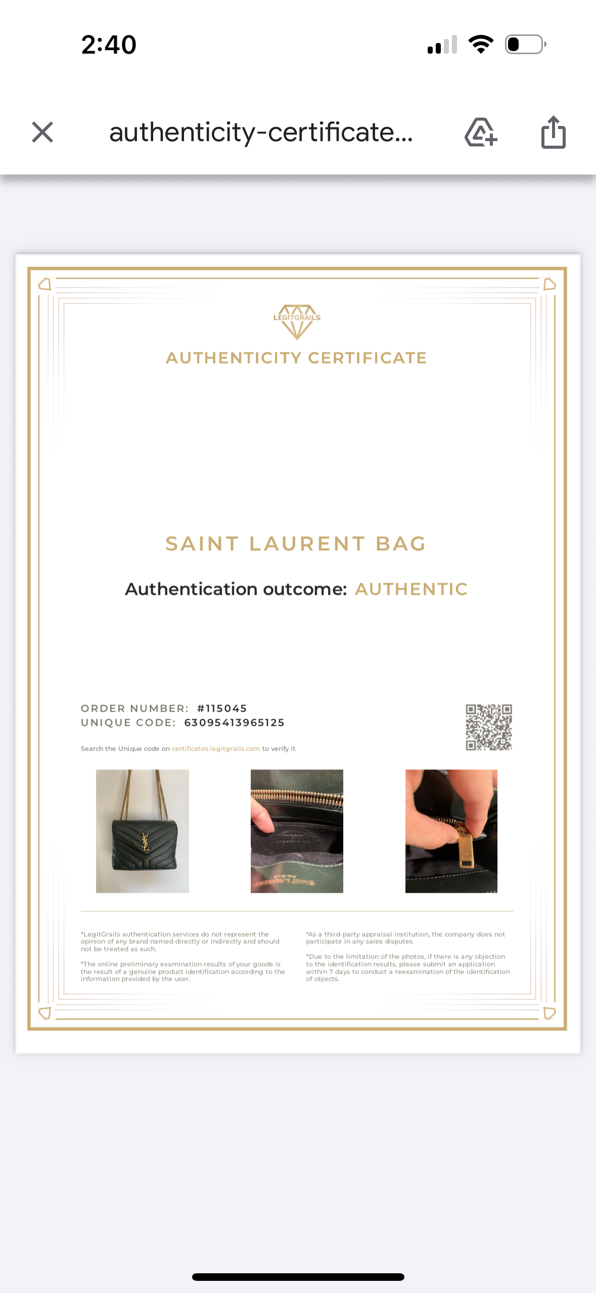 YSL Loulou Bag