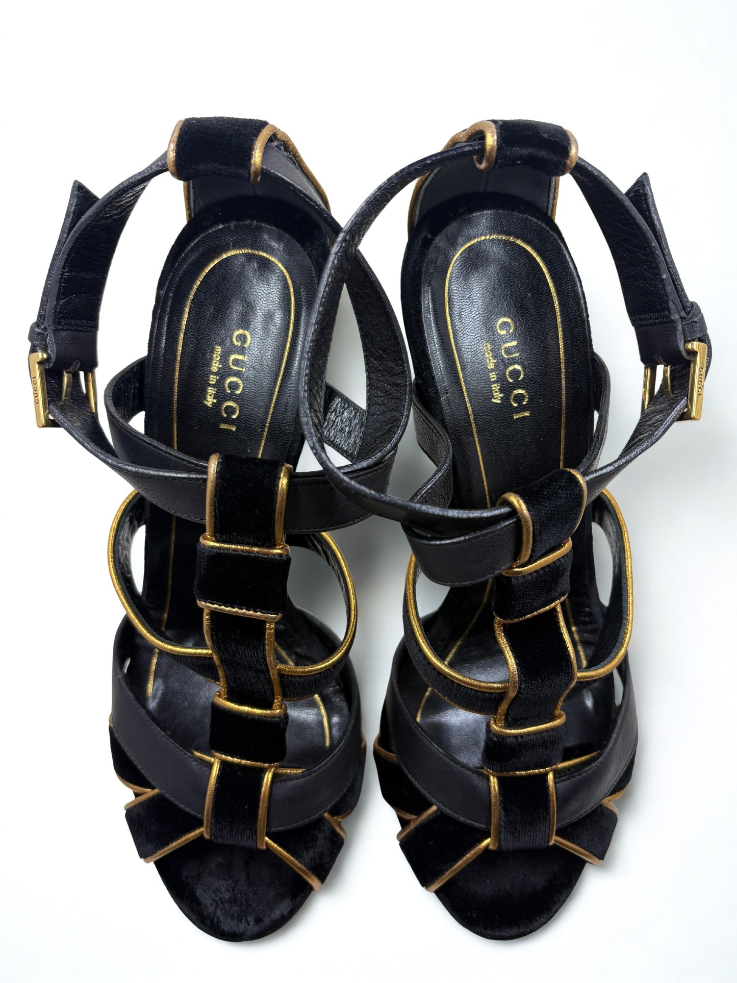 Gucci Velvet Heels