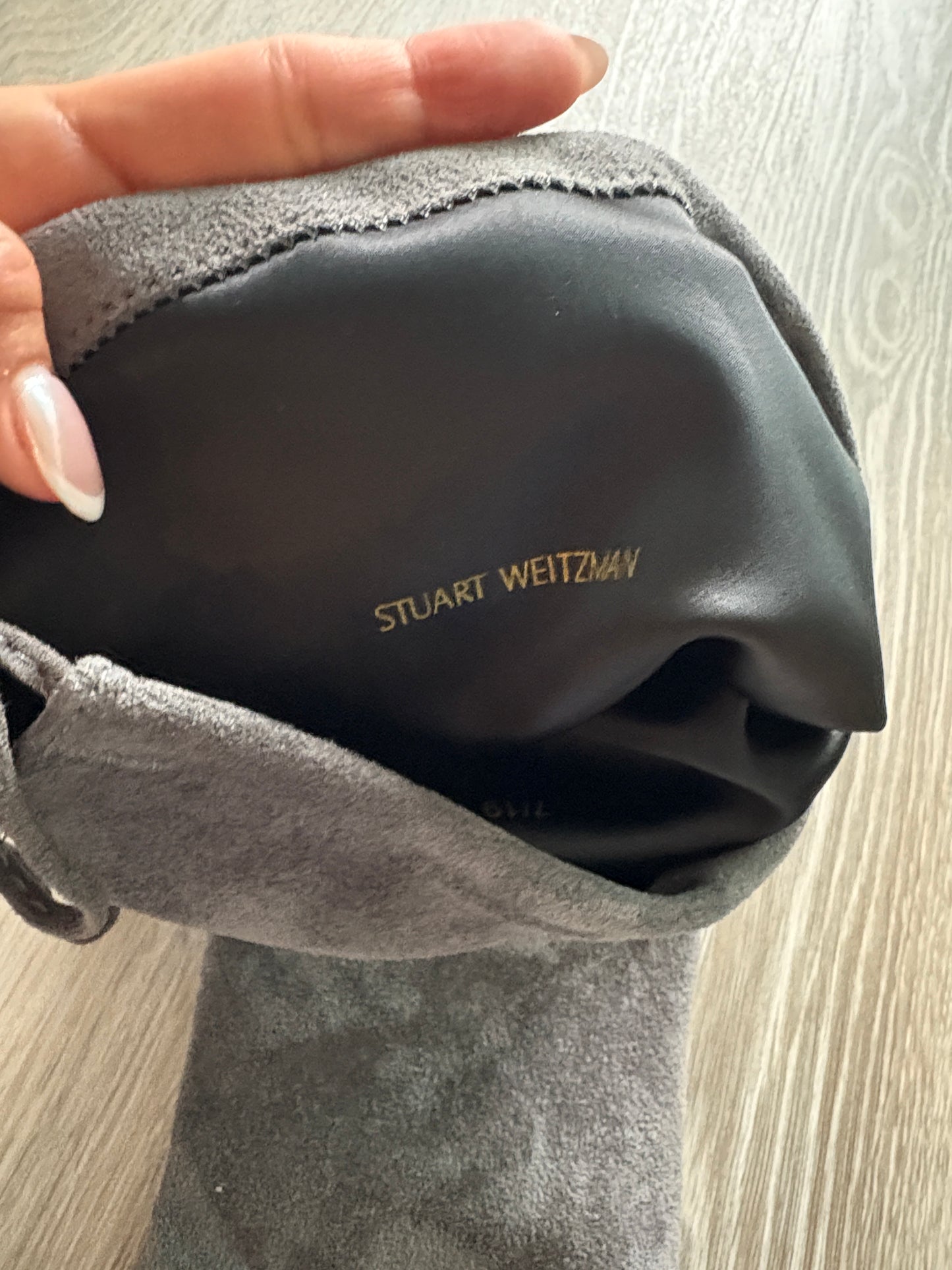 Stuart Weitzman over the knee velvet boots